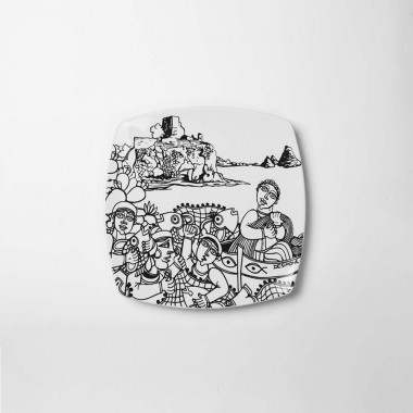 Squared Plate Aci Castello Squared Plate Aci Castello